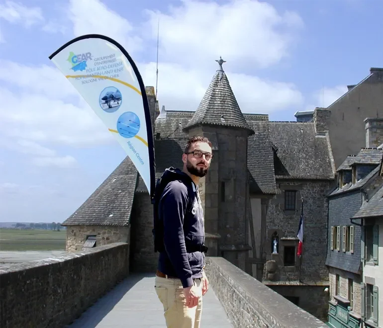 Sac a dos publicitaire